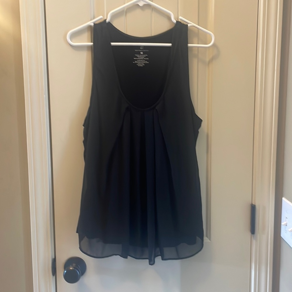 Women’s black tank